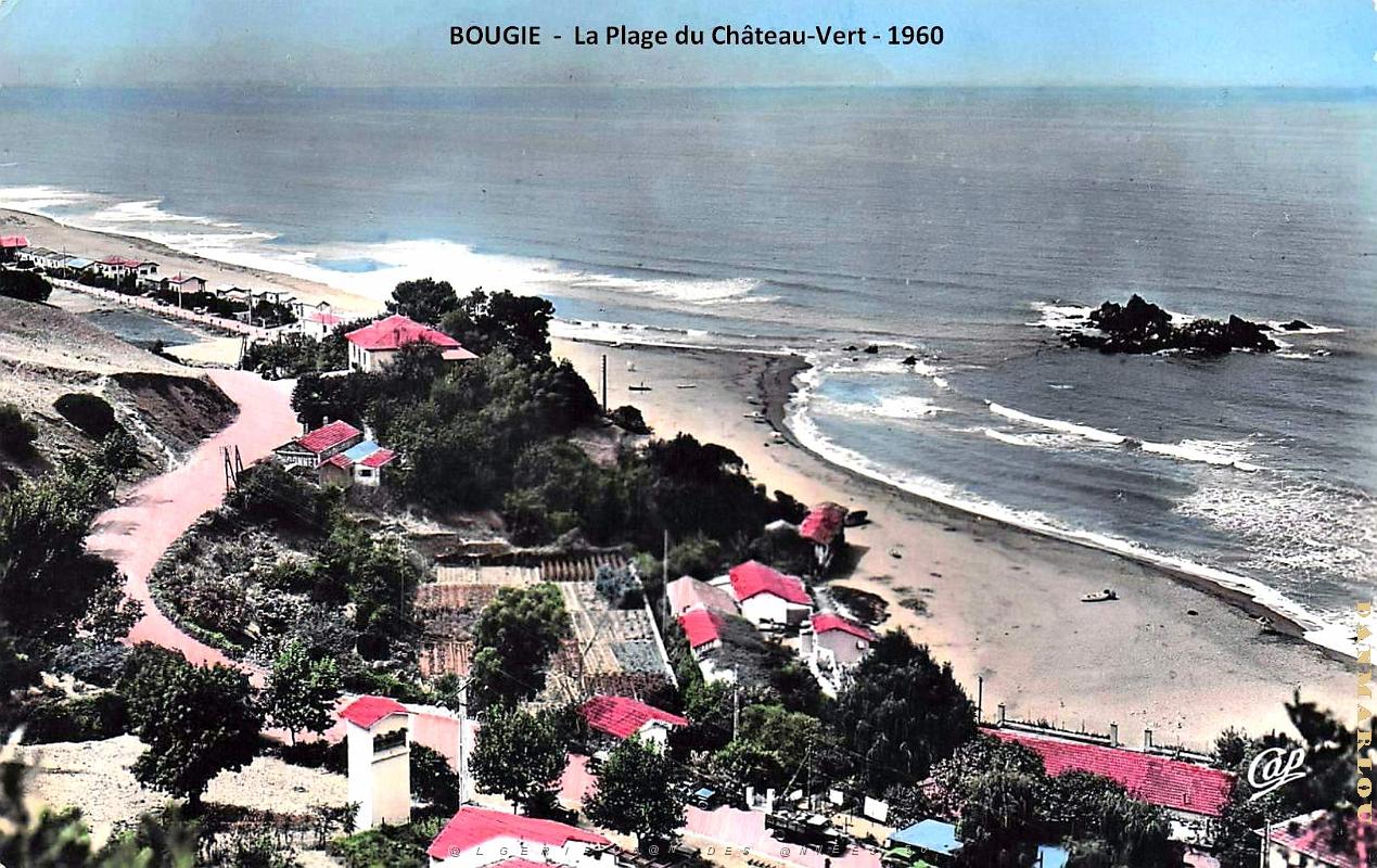 Bougie - Plage du Chateau-Vert - 1960.jpg